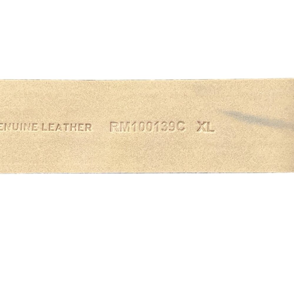 Rebecca Minkoff Genuine Leather Floral Embossed Belt With Gold Buckle Womens XL - Picture 6 of 6